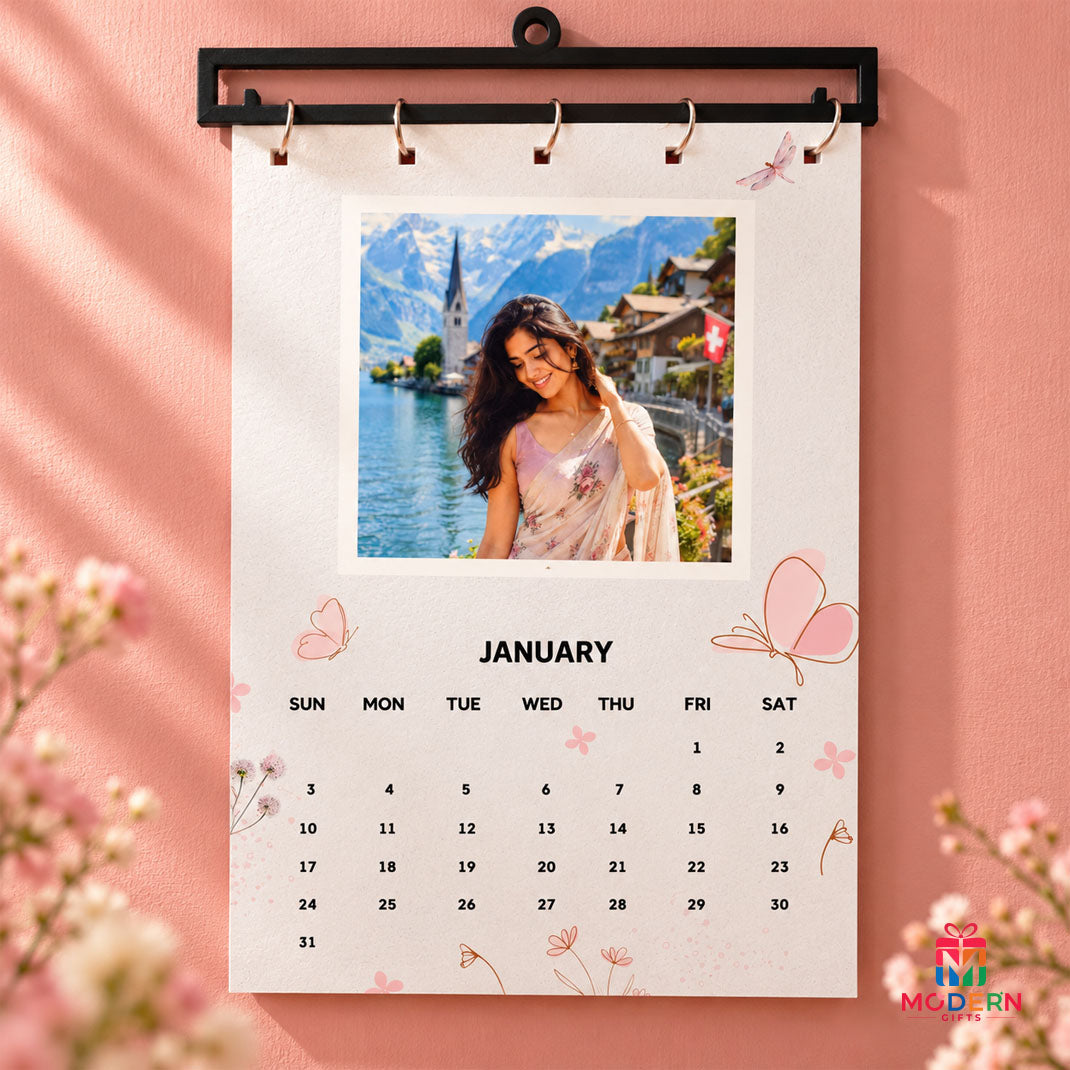 Customised A4 Wall Calendar