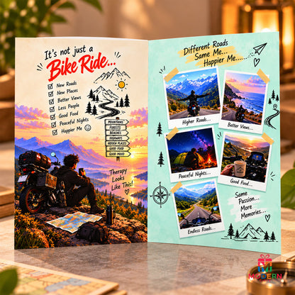 Bike Ride Explorer Greeting Card