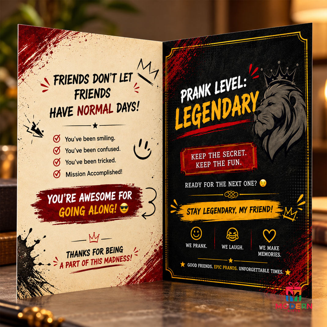Legendary Prank Greeting Card