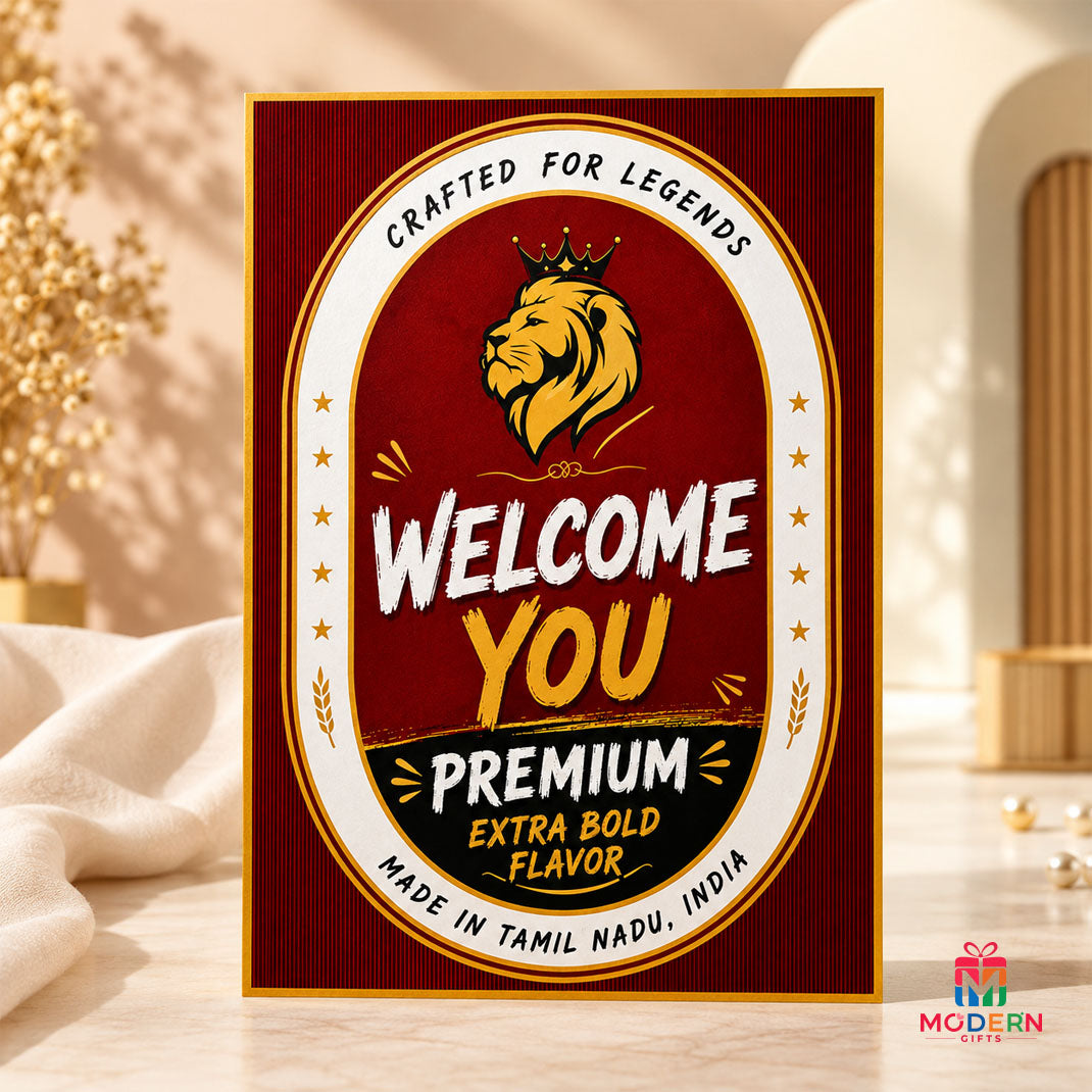 Funny prank greeting card for friends