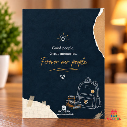 College Memories Greeting Card