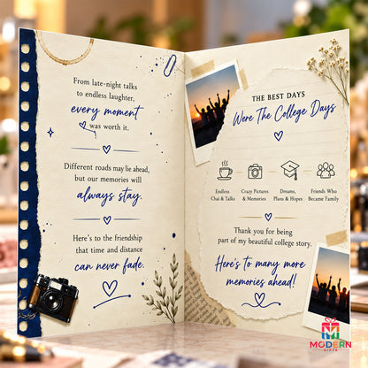 College Memories Greeting Card