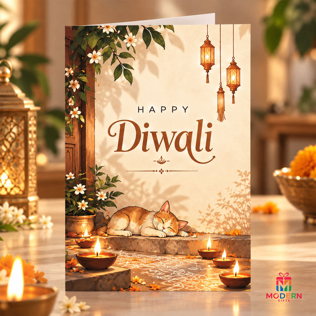 Diwali Vibes Greeting Card