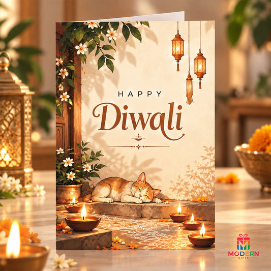 Diwali Vibes Greeting Card
