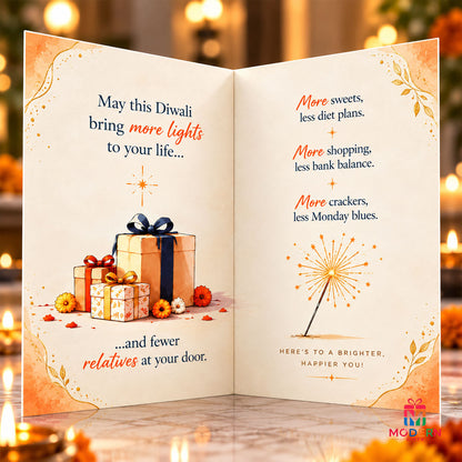 Diwali Vibes Greeting Card