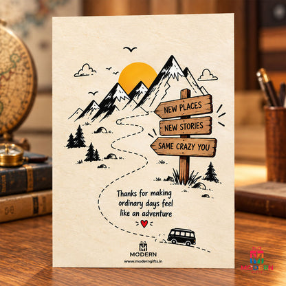 Travel Lover Greeting Card