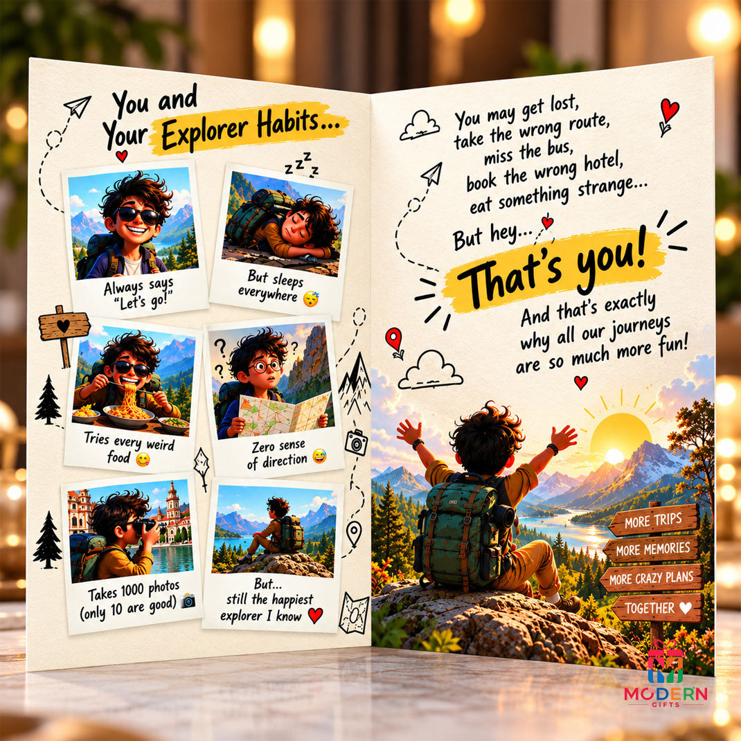 Travel Lover Greeting Card