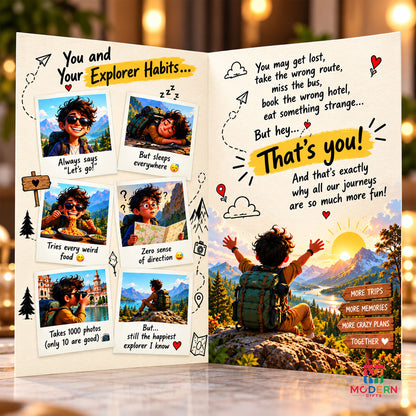 Travel Lover Greeting Card