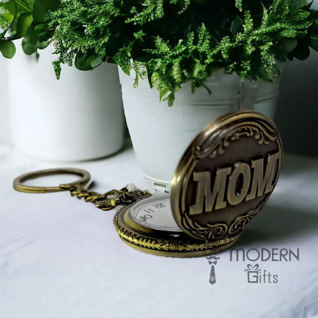 Mom Keychain Clock