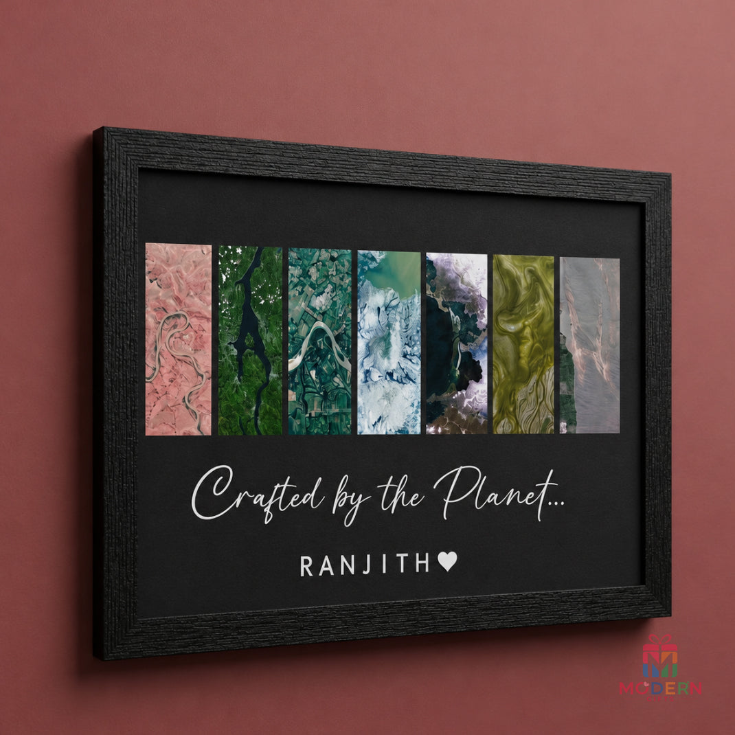 Customized Landsat Map Frame
