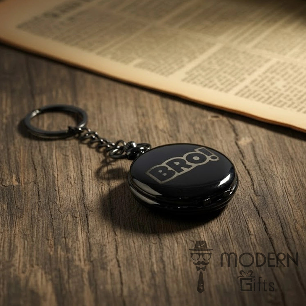 Vintage Clock Keychain