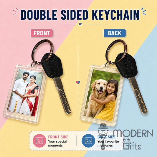 Transparent Photo Keychain