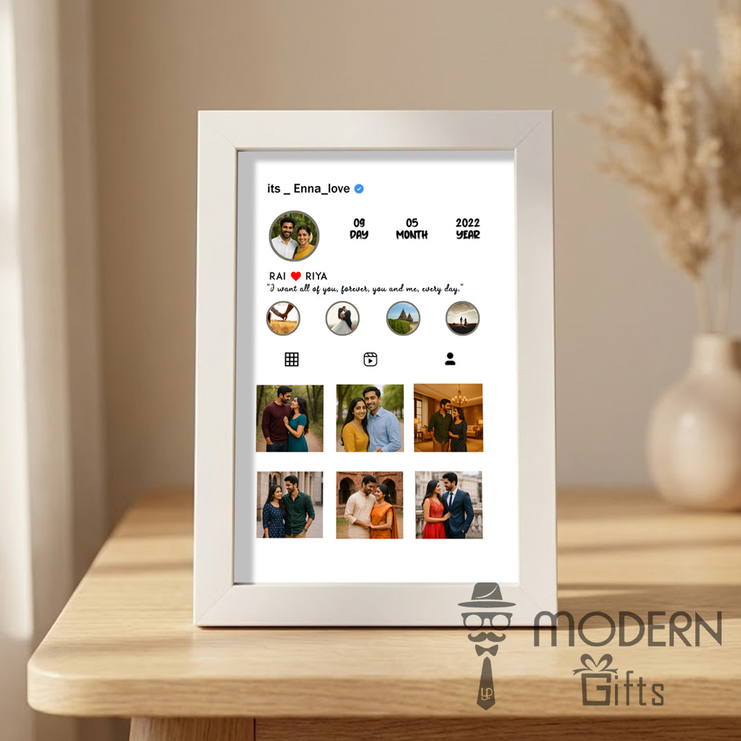 Customized Love Instagram Frame