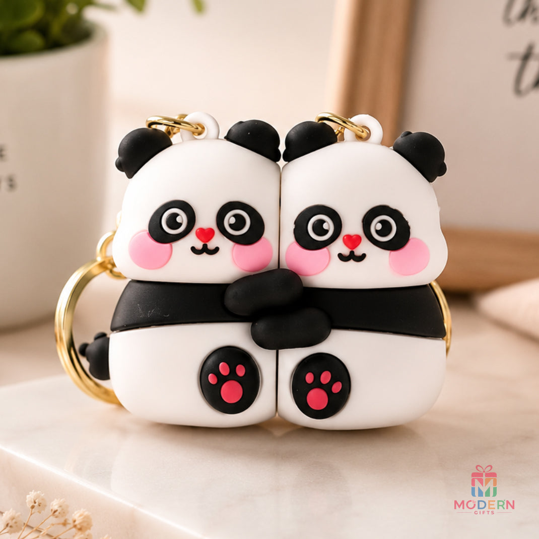 Couple Magnetic Keychain