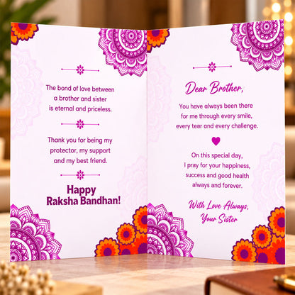 Happy Raksha Bandhan Greeting Card