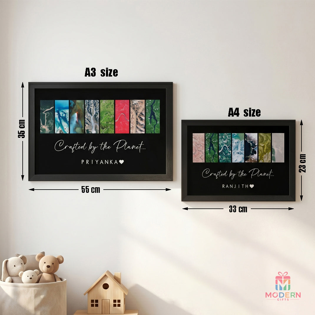 Customized Landsat Map Frame