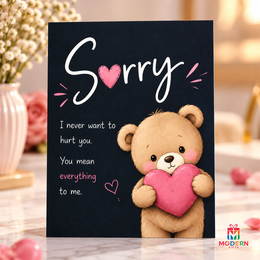Heartfelt Apology Card for Loved Ones