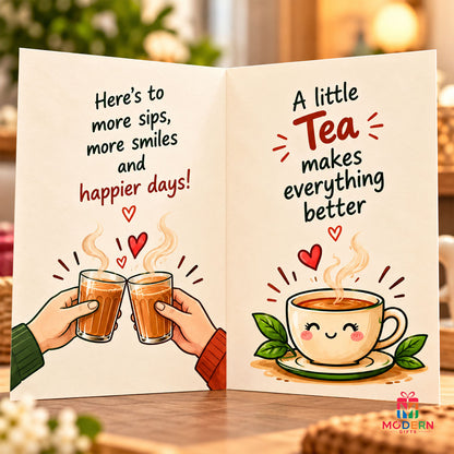 Tea Lover Greeting Card